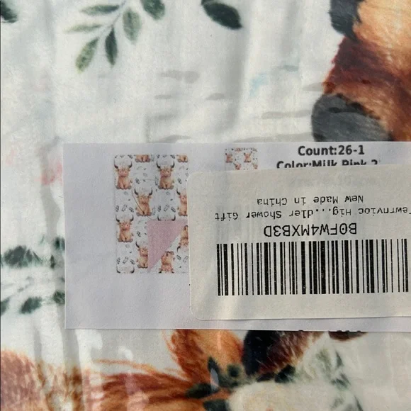 Adorable Cow Print Blanket - Picture 3 of 4